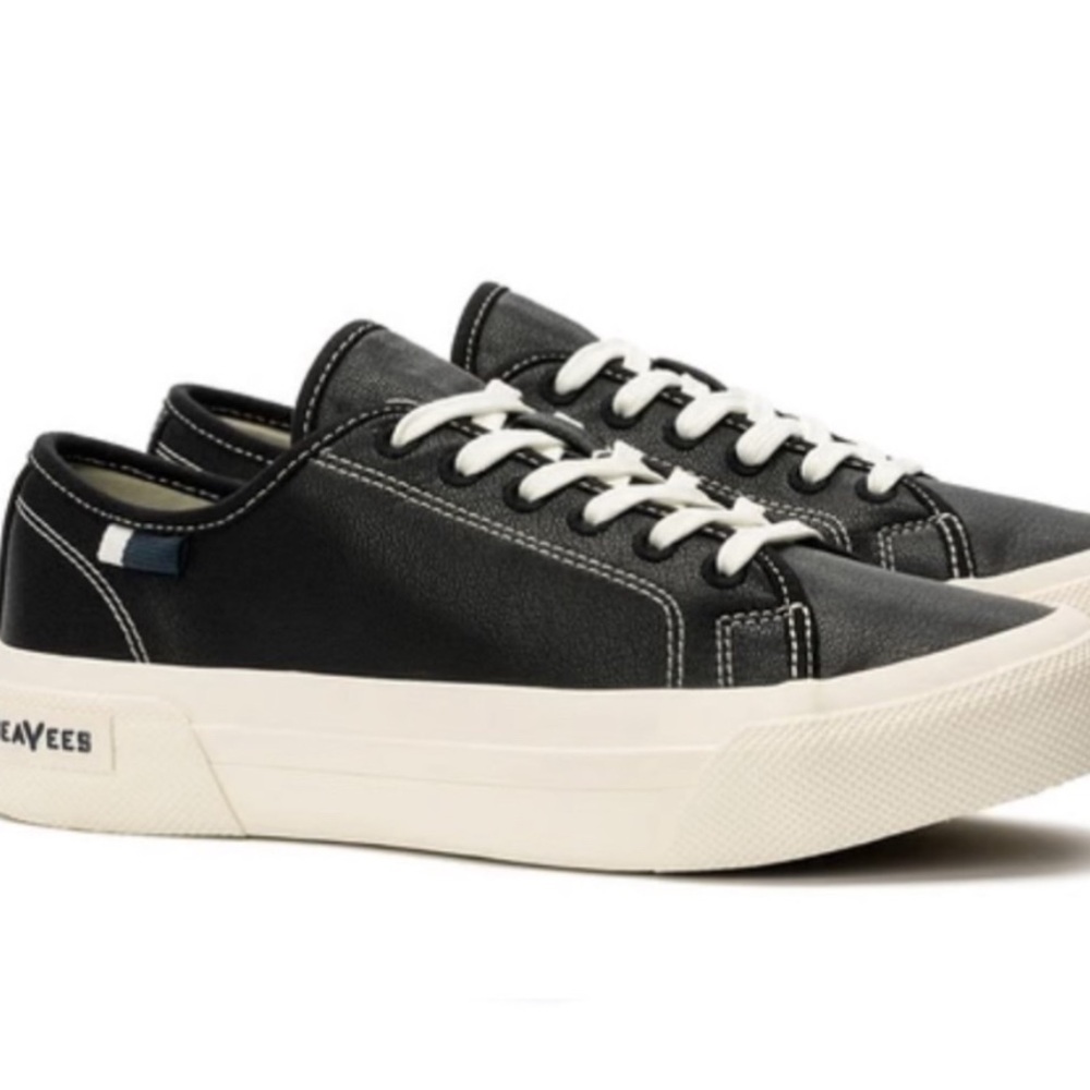 SeaVees Black and White Women's Athletic Sneakers